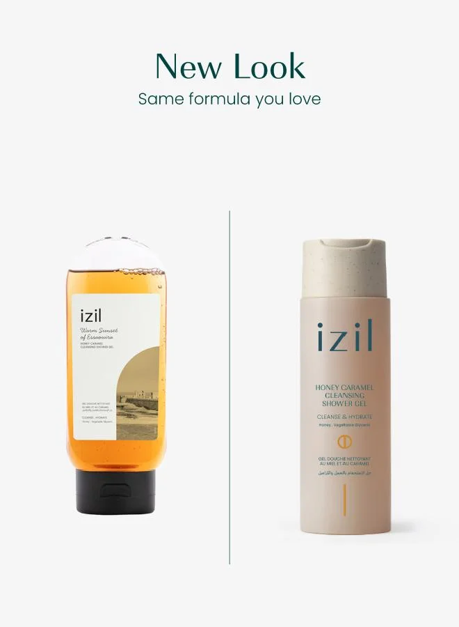 ازيل جل استحمام منظف بالعسل والكراميل